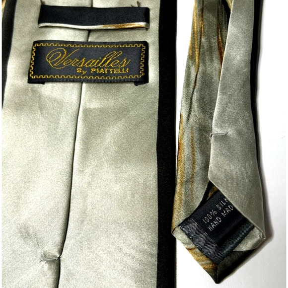 Versailles by Piattelli Men's Necktie 100% Silk Tie Luxury Surrealism Designer - Picture 4 of 6